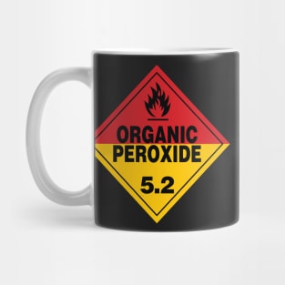 Organic Peroxide Warning Sign Mug